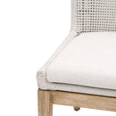 White Speckle Rope Dining Chairs (2) | Living Essentials Mesh