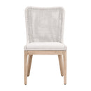 White Speckle Rope Dining Chairs (2) | Living Essentials Mesh