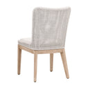 White Speckle Rope Dining Chairs (2) | Living Essentials Mesh
