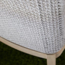 White Rope Outdoor Dining Chairs (2) | Living Essentials Mesh