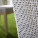 White Rope Outdoor Dining Chairs (2) | Living Essentials Mesh