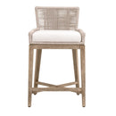 Beige Twist Rope Counter Stool | Living Essentials Overlay