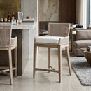 Beige Twist Rope Counter Stool | Living Essentials Overlay
