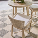 Beige Rope Outdoor Counter Stool | Living Essentials Overlay