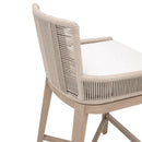 Beige Rope Outdoor Counter Stool | Living Essentials Overlay