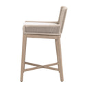 Beige Rope Outdoor Counter Stool | Living Essentials Overlay