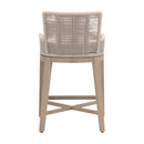 Beige Rope Outdoor Counter Stool | Living Essentials Overlay