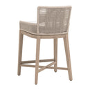 Beige Rope Outdoor Counter Stool | Living Essentials Overlay