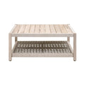 Teak Square Outdoor Coffee Table | Living Essentials Wrap