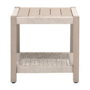 Teak Outdoor End Table | Living Essentials Wrap