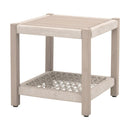 Teak Outdoor End Table | Living Essentials Wrap