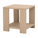 Teak Scandinavian Outdoor End Table | Living Essentials Sur