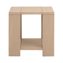 Teak Scandinavian Outdoor End Table | Living Essentials Sur