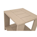 Teak Scandinavian Outdoor End Table | Living Essentials Sur