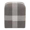 Modern European furniture - Woven Flat Rope Indoor/Outdoor Ottoman - www.oroa.com