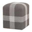 Modern European furniture - Woven Flat Rope Indoor/Outdoor Ottoman - www.oroa.com