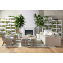 Modern European furniture - Woven Flat Rope Indoor/Outdoor Ottoman - www.oroa.com