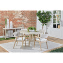 Modern European furniture - Woven Flat Rope Indoor/Outdoor Ottoman - www.oroa.com