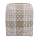 Modern European furniture - Woven Flat Rope Indoor/Outdoor Ottoman - www.oroa.com