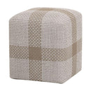 Modern European furniture - Woven Flat Rope Indoor/Outdoor Ottoman - www.oroa.com