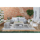Modern European furniture - Woven Flat Rope Indoor/Outdoor Ottoman - www.oroa.com