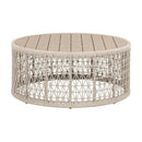 Beige Rope Outdoor Coffee Table | Living Essentials Knit