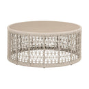 Beige Rope Outdoor Coffee Table | Living Essentials Knit