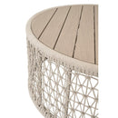 Beige Rope Outdoor Coffee Table | Living Essentials Knit
