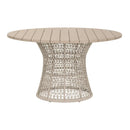 Beige Rope Outdoor Dining Table | Living Essentials Knit