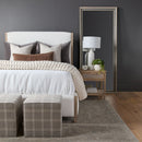 Gray Mahogany 1-Drawer Nightstand | Living Essentials Malay
