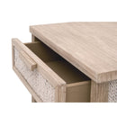 Gray Mahogany 1-Drawer Nightstand | Living Essentials Malay
