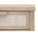 Gray Mahogany 1-Drawer Nightstand | Living Essentials Malay