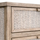 Gray Mahogany 6-Drawer Double Dresser | Living Essentials Malay