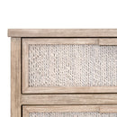 Gray Mahogany 6-Drawer Double Dresser | Living Essentials Malay
