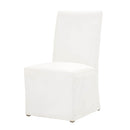 White Dining Chair Slipcovers (2) | Living Essentials Levi