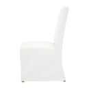 White Dining Chair Slipcovers (2) | Living Essentials Levi