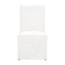 White Dining Chair Slipcovers (2) | Living Essentials Levi