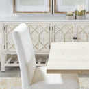 White Dining Chair Slipcovers (2) | Living Essentials Levi