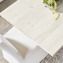 White Dining Chair Slipcovers (2) | Living Essentials Levi