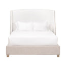 Beige Fabric Bed | Living Essentials Sloan