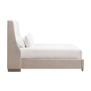 Beige Fabric Bed | Living Essentials Sloan