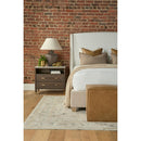 Beige Fabric Bed | Living Essentials Sloan