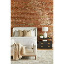 White Upholstered Queen Bed | Living Essentials Stewart