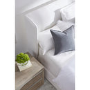 White Upholstered Queen Bed | Living Essentials Stewart