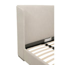 Modern European furniture - Winged Headboard Kind Bed - www.oroa.com