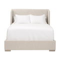 Modern European furniture - Winged Headboard Kind Bed - www.oroa.com