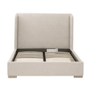 Modern European furniture - Winged Headboard Kind Bed - www.oroa.com