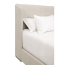 Modern European furniture - Winged Headboard Kind Bed - www.oroa.com