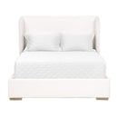 Modern European furniture - Winged Headboard Kind Bed - www.oroa.com