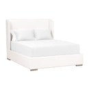 Modern European furniture - Winged Headboard Kind Bed - www.oroa.com